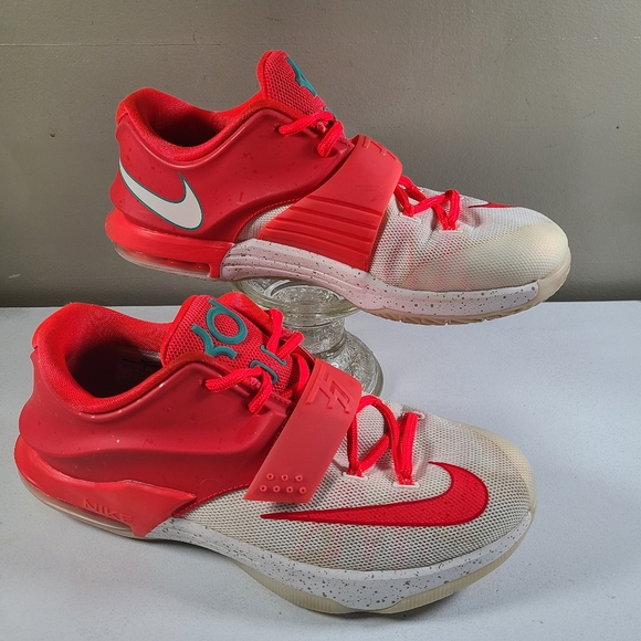 Nike KD VII 7 Christmas Egg Nog Kevin Durant shoes Size 7 boy's - men - Picture 2 of 16